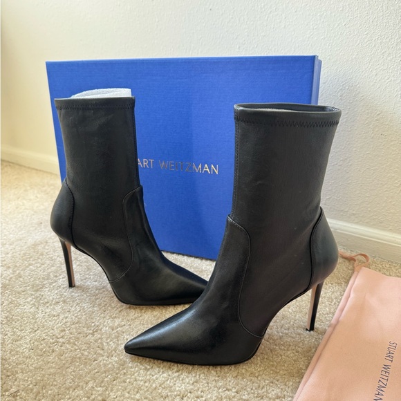NEW Stuart Weitzman Power Bootie 100 - Picture 2 of 8